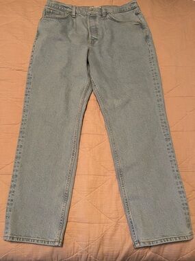 We The Free Light Blue Straight Leg Jeans